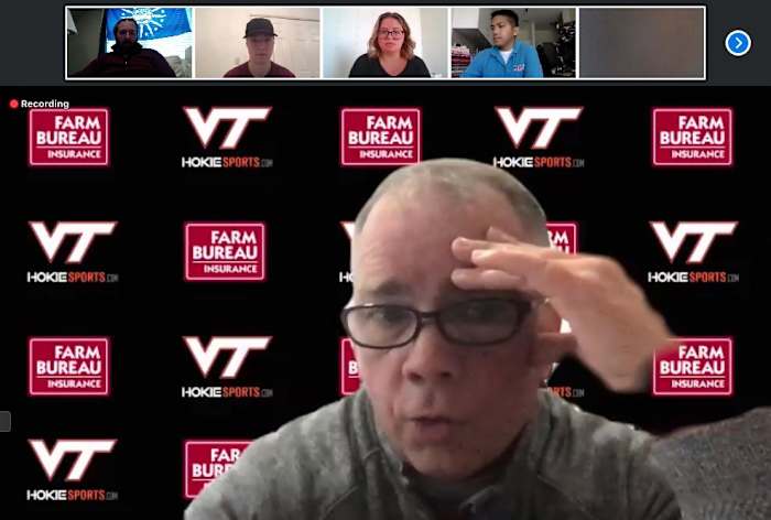 Mike Young enjoyed his time with the press on Zoom. 